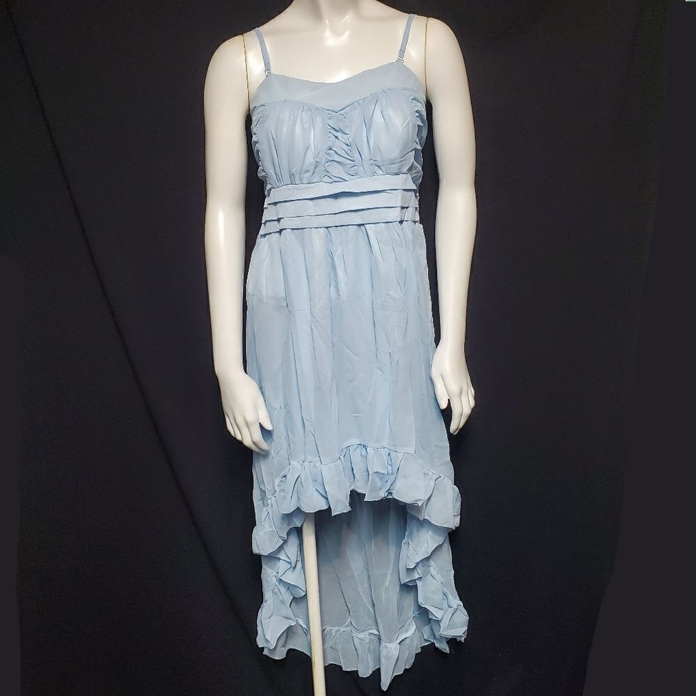 Angela Blue High Low Dress (XL) - Picture 2 of 5